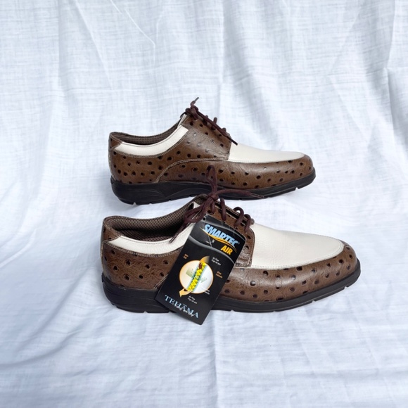 TEHAMA Men’s Golf shoes. Hang ‘Em Dy. New with tags. Size 7.5  Brown and… - Picture 6 of 6